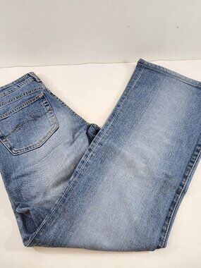 Parasuco Jeans 24x32 Wide Leg Medium Wash Vtg Denim Made in Italy Vtg 90s